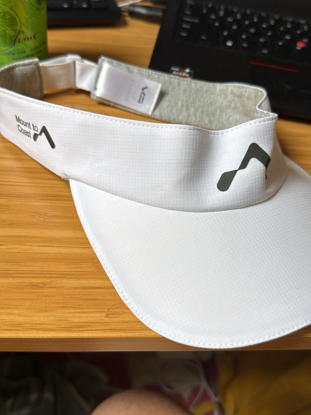 White Men’s Performance Visor